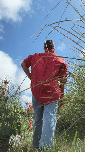 Riv Shirt, <i>tomato</i>