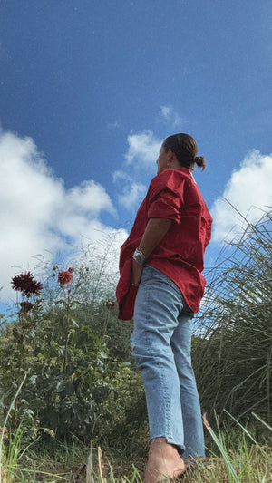Riv Shirt, <i>tomato</i>