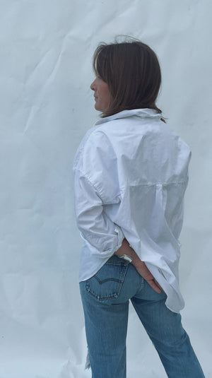 Riv Shirt, <i>white poplin</i>