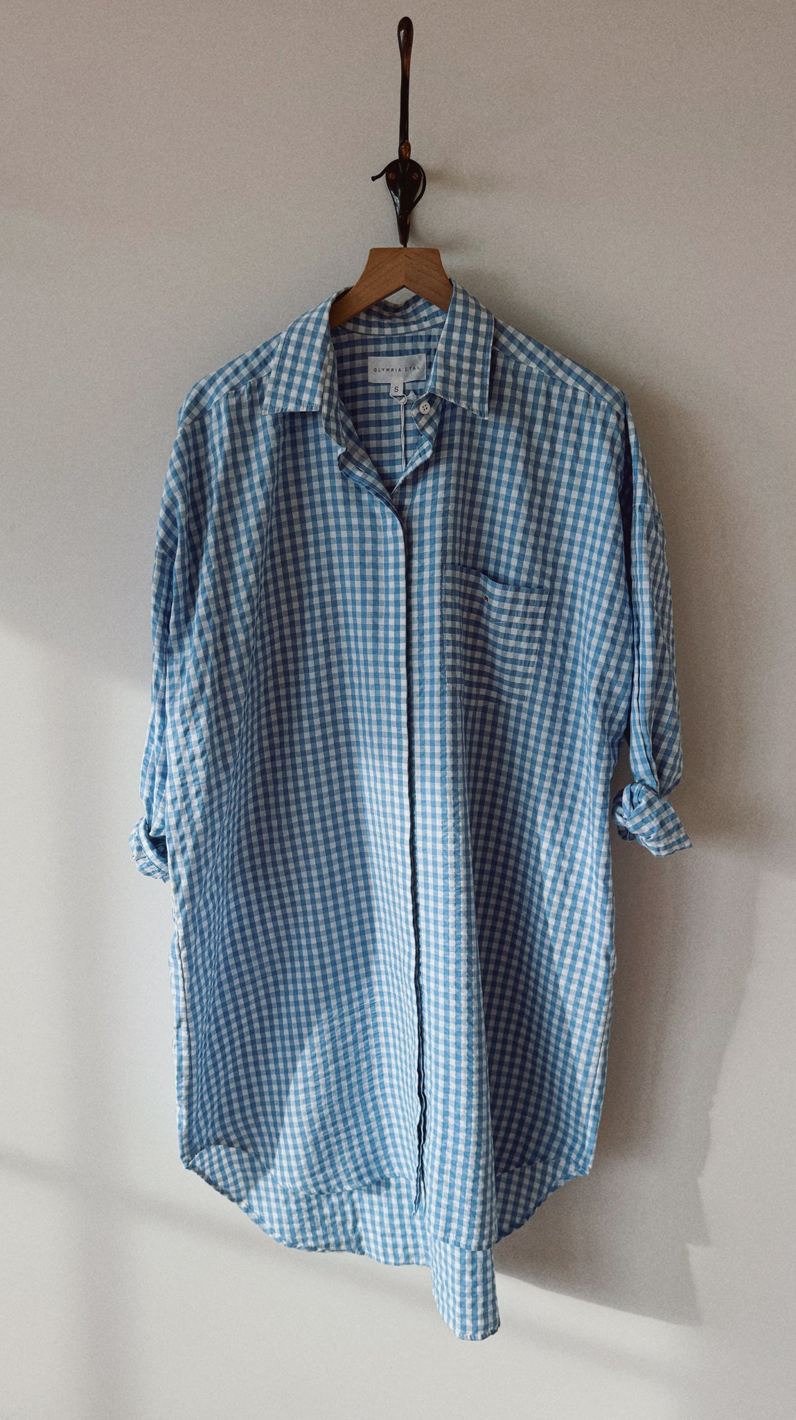 Missy dress, <i>blue baby gingham</i>