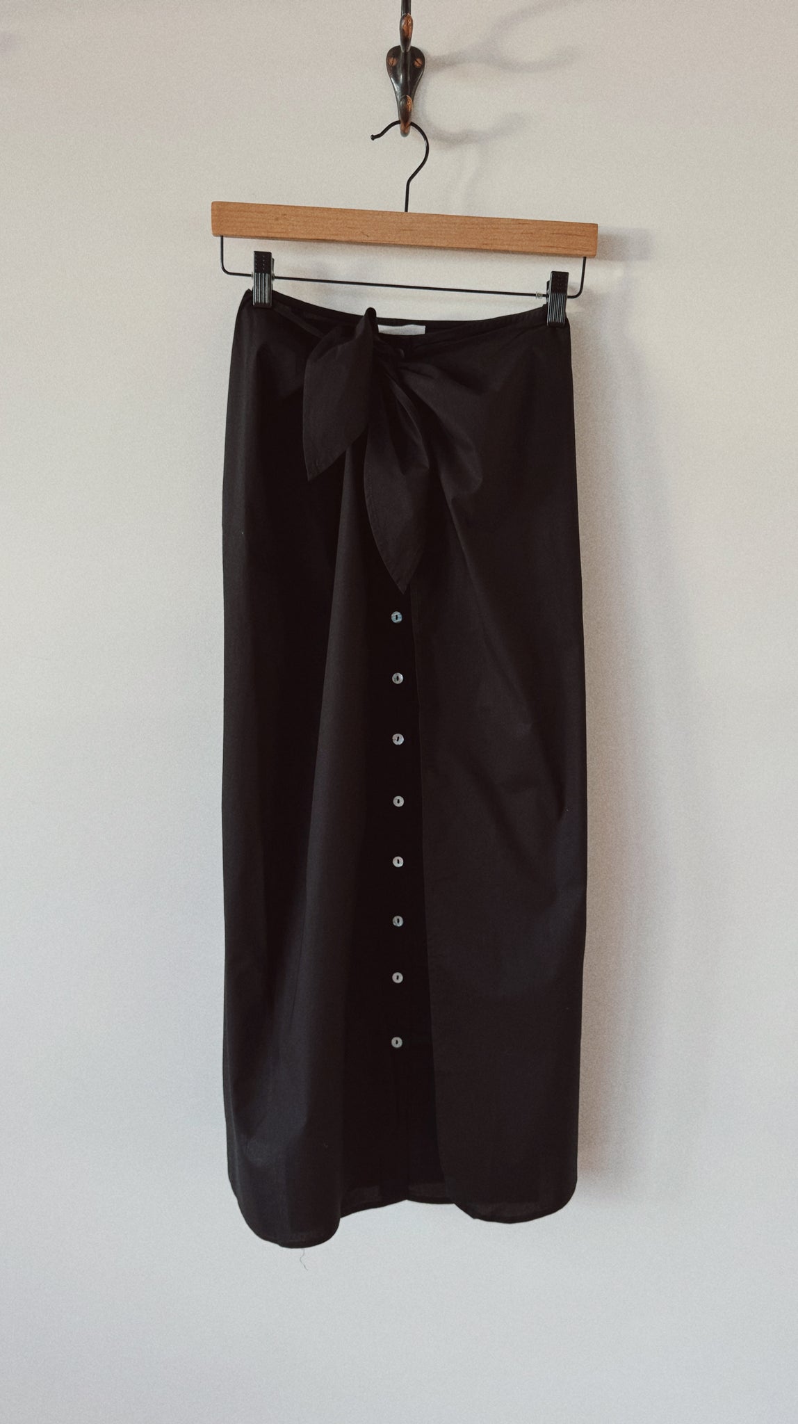 Kyoto skirt, <i>black poplin</i>