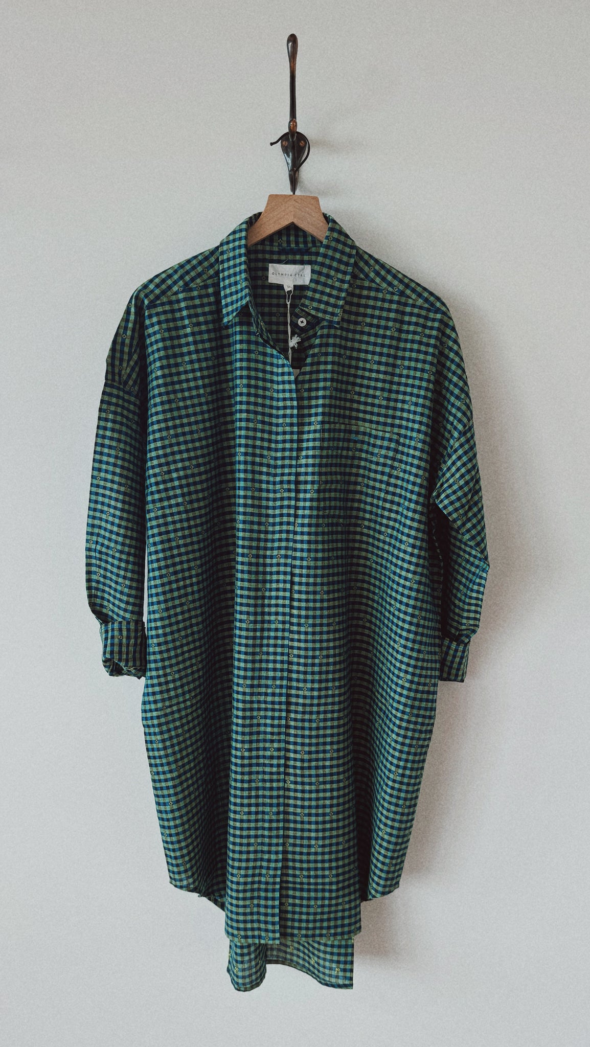 Missy dress, <i>green dobby</i>