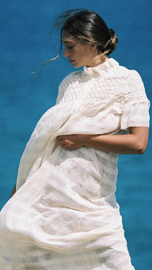 Isabel Dress, <i>natural check</i>