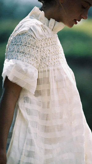 Isabel Dress, <i>natural check</i>